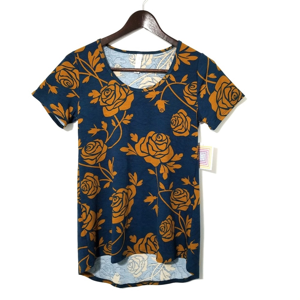 NWT Lularoe Floral Classic T Rose's Size XXS
